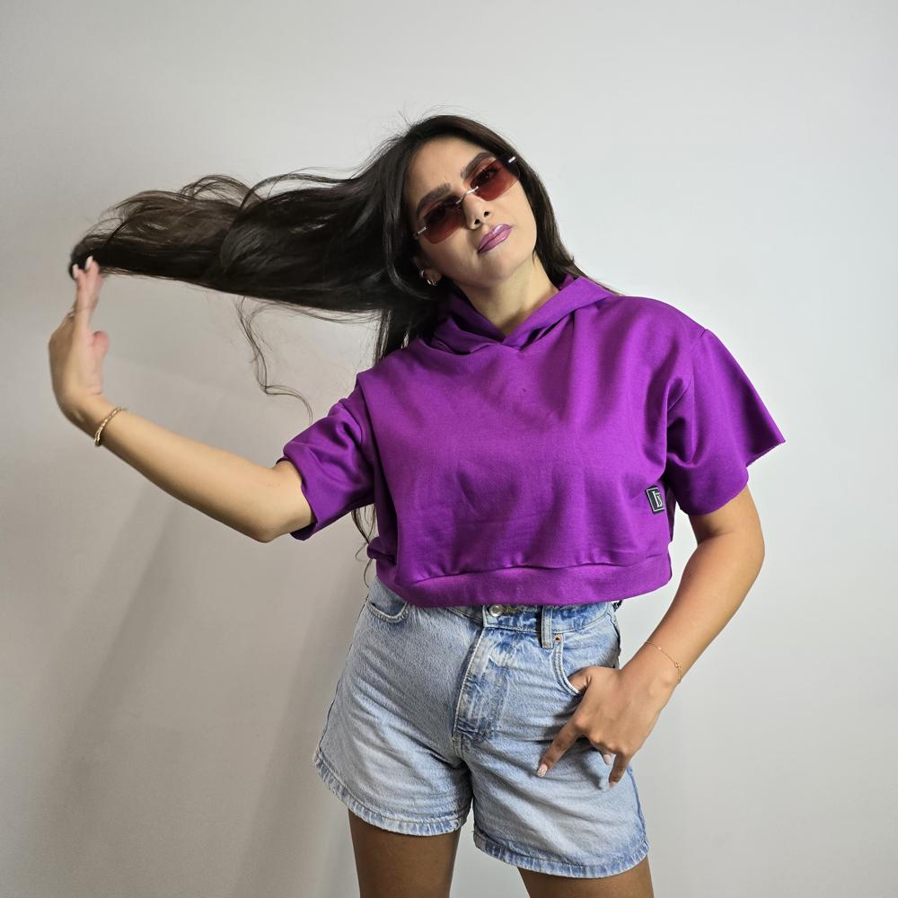 Oversized hoodie crop - Image 5